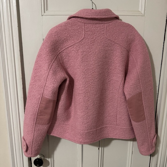 Sundance Boucle Pink Pea Coat - Picture 3 of 5